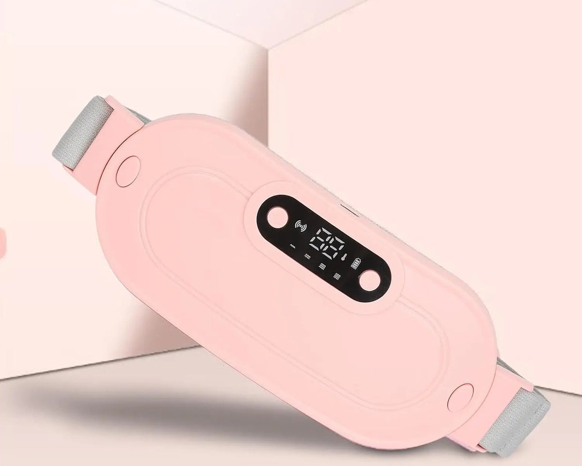 Heating Pad for Period Cramps, 5000 mAh Large Capacity, 5-10h Working Time, Portable Cordless Menstrual Heating Pad with 3Heat L